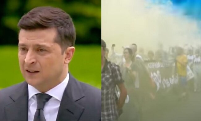 Масштабний бунт в центрі Києва, тисячі людей рушили до Офісу Зеленського: кадри з місця подій
