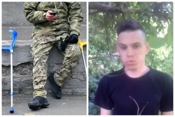 "З Києва приїдуть пацани і вас порішають": хлопець побив військового на милицях, побратими бійця його знайшли