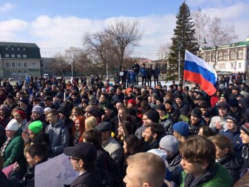митинг Россия