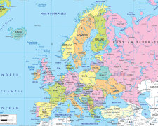 Российскую оккупацию показали на карте европейских стран (фото)