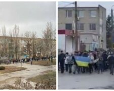 "Приморск – это Украина": местные жители выгнали из города оккупантов, видео