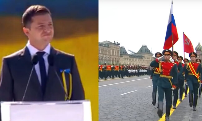 Владимир Зеленский, парад в Москве