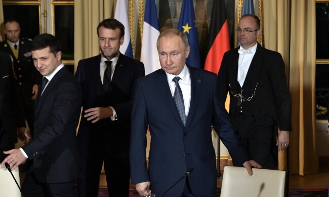 Владимир Путин, Владимир Зеленский, Париж