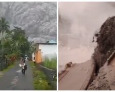 "День перетворився на ніч": прокинувся найвищий вулкан, люди кидають будинки і рятуються втечею, кадри