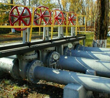 Фрагмент газопроводу Шебелинка- Київ