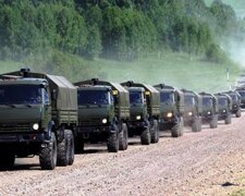 Россия перебросила в Украину огромную колонну военной техники, данные разведки: "на Донбасс прибыло..."