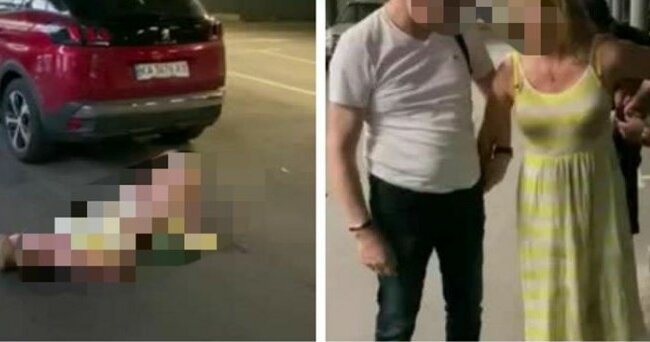 Жінка після ДТП влаштувала бійку з роздяганням в Києві, відео: "Ви робите мені боляче..."