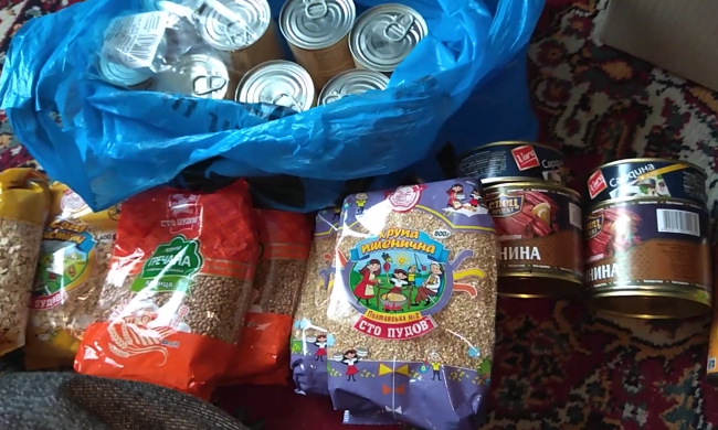 Безкоштовні продукти для ВПО та пенсіонерів у Полтавській області