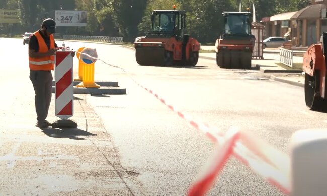 Ограничение движения транспорта в Житомире