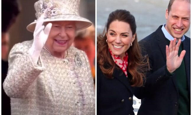 Єлизавета ІІ і герцоги Кембриджські, фото: колаж Politeka