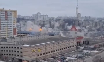 Немає цілих вулиць, над будинками стоїть дим: у мережі показали, як виглядає найбільш зруйнований район Харкова