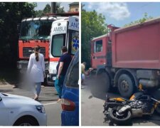 Страшная гибель настигла байкера на украинской трассе, кадры трагедии: "занесло под колеса"