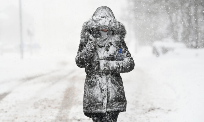 Снег, зима, метель, буря, погода, Getty Images