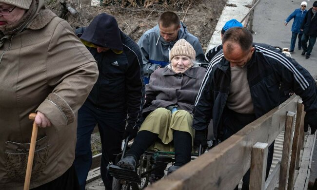 ОРДЛО, очередь, пенсия