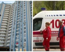 Мужчина упал с 8-го этажа, а потом бросался камнями в медиков: что известно о происшествии