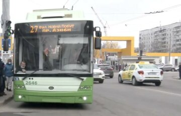 Ограничение движения транспорта в Харькове