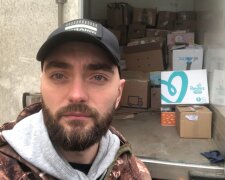 "Отгрузили еще 150 кг продукции": Иван Лисовой и Георгий Зантарая доставили еду украинским защитникам