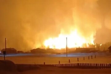 пожар в России