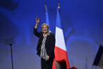 Presidential Candidate Marine Le Pen Holds A Rally Meeting In Nice