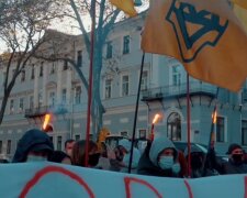 В Одессе Нацкорпус провел протест против коллаборантов
