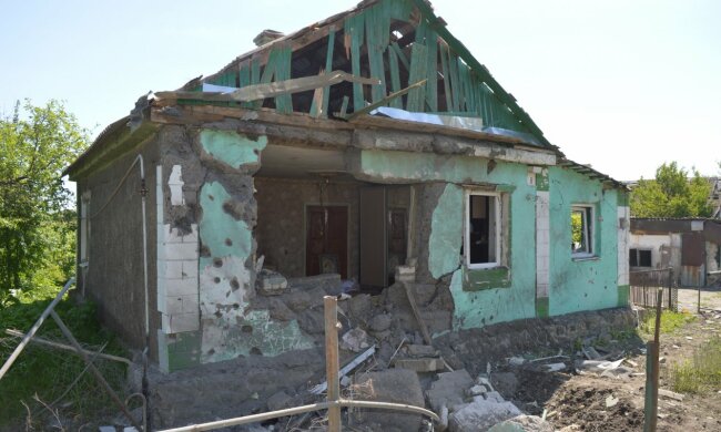 разрушения в зоне АТО