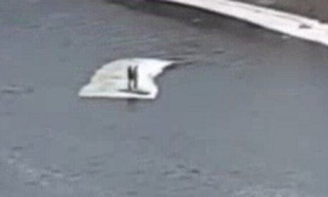 В Киеве трое детей ушли под лед, кадры с места: "думали, что выдержит, но..."