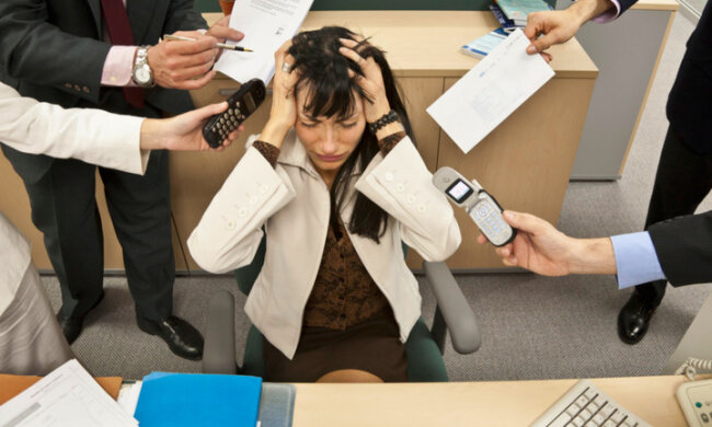 работа в офисе, стресс