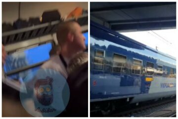 Поведение парней возмутило пассажиров поезда, скандал попал на видео: "Это стыд"