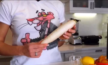 салат з білої редьки