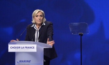 Presidential Candidate Marine Le Pen Holds A Rally Meeting In Nice