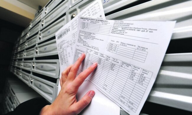 коммуналка, платежка, долг