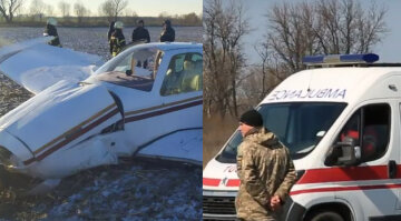 Самолет потерпел крушение под Киевом, есть выжившие: подробности и кадры с места ЧП