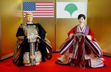 Трамп в кимоно покорил японцев (фото)