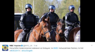 полиция кони