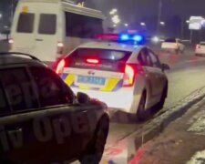 "Мчал по полоcе общественного транспорта": сумасшедшая погоня в Киеве попала на видео