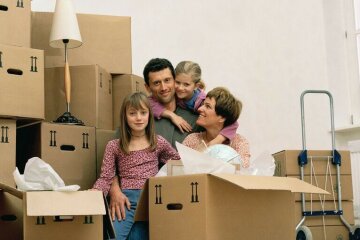 переезд, семья. новый дом