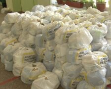 Гуманитарная помощь для пенсионеров в Харьковской области