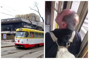 "Один звоночек и сядешь навечно": в трамвае Одессы скандалили из-за  удостоверения РФ, видео