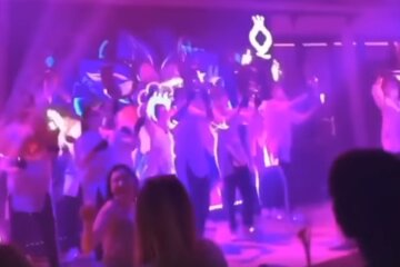 Российский клуб устроил элитную вечеринку в Киеве, видео: "Не Велюром единым"
