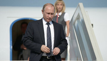 Путин в аэропорту
