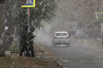 погода, снег