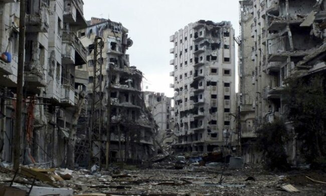 разруха, сирия