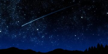 звездопад небо метеор