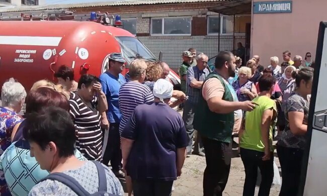 Гуманитарная помощь для пенсионеров в Харькове