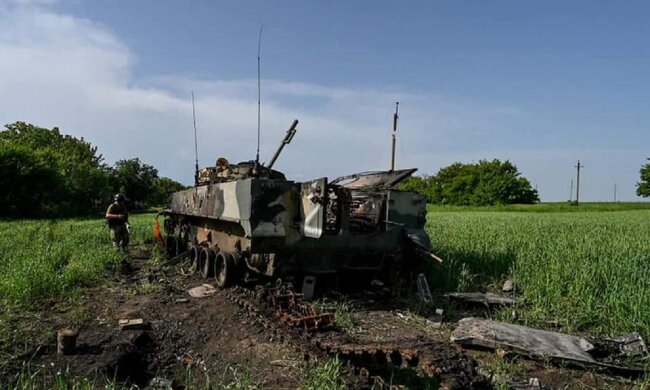 российская техника, война, поле боя