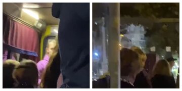 В Одессе маршрутчик "взял в плен" пассажиров, видео: "запер двери и..."