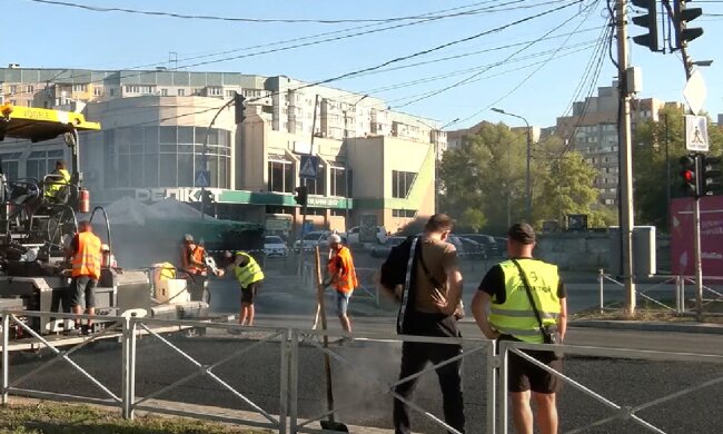 Ограничение движения транспорта в Киеве