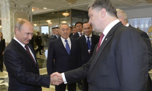 Петр Порошенко Владимир Путин