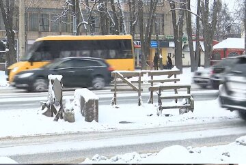 Ограничение движения транспорта в Полтаве