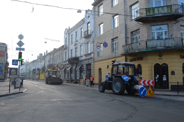 Ограничение движения транспорта в Днепре